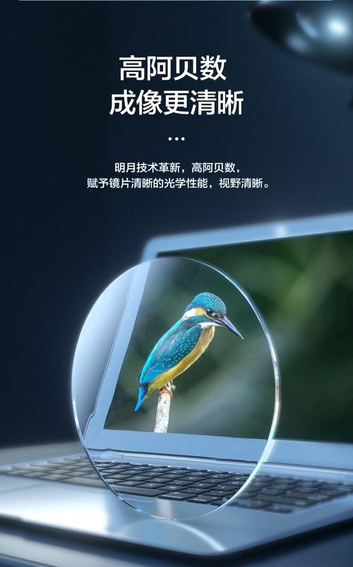 60镜片加硬非球面减少辐射防紫外线配镜超薄近视眼镜片 2片 1